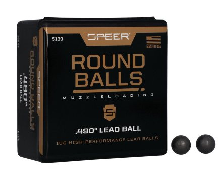 SPEER MUZZLELOADER LEAD ROUND BALLS .350 64GR, VPE: 100STÜCK, #5110