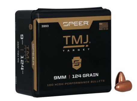 SPEER TMJ 9MM/.355 124GR RN,VPE:100STÜCK, #3993