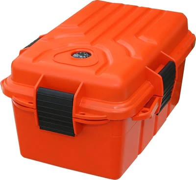 MTM SURVIVOR DRY BOX LARGE CA. 25X17X12 ORANGE, #S1074-35