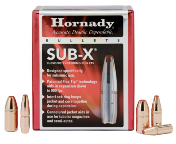 HORNADY SUB-X .30/.308 175GR (.30-30WIN), VPE: 100STÜCK, #30718