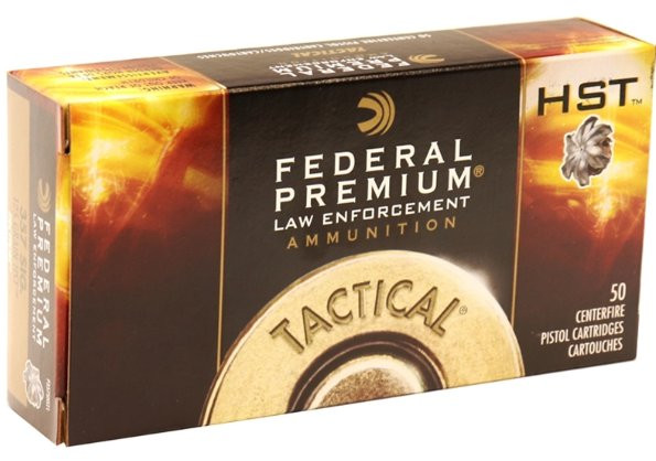 FEDERAL TACTICAL 9MM LUGER 124GR HST JHP, VPE:50STÜCK, #P9HST1