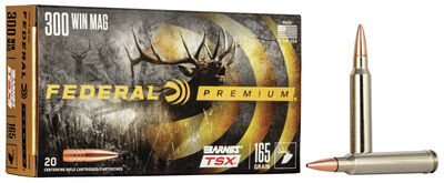 FEDERAL PREMIUM .300WM 165GR BARNES TSX,VPE: 20STÜCK, #P300WR