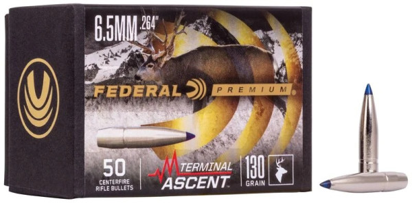 FEDERAL PREMIUM TERMINAL ASCENT COMPONENT 6,5MM/.264 135GR, VPE:50STÜCK, #PB264TA1