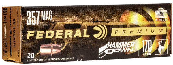 FEDERAL HAMMER DOWN .357 MAG 170GR, VPE: 20STÜCK #LG3571