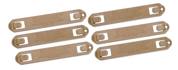 BLACKHAWK 38C906CT SPEED CLIPS CARBON FIBER POLYMER 9 COYOTE 6/PACK, #38C906CT