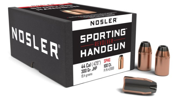 NOSLER .44/.429 300GR JHP, VPE: 100STÜCK, #42069