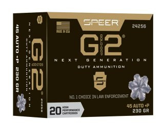 SPEER GOLD DOT G2 .45 AUTO+P 230GR, VPE: 20STÜCK, # 24256
