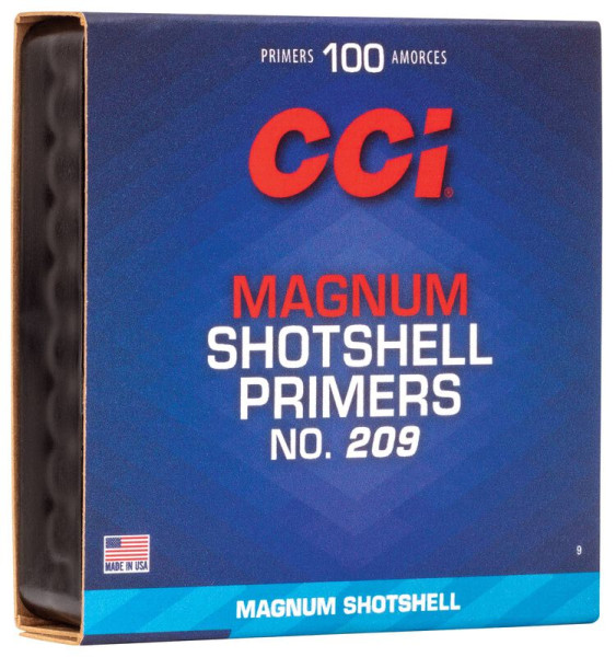 CCI ZÜNDER 209M SHOTSHELL, VPE: 1000STÜCK, #9