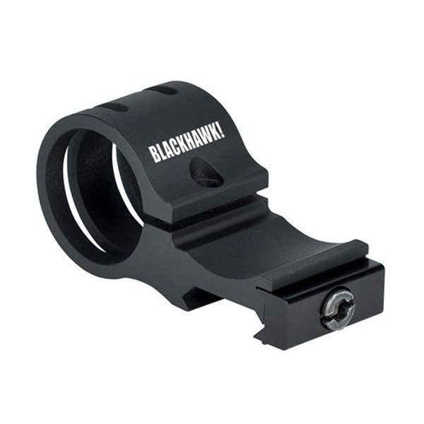 BLACKHAWK 71RM01BK OFFSET FLASHLIGHT RAIL MOUNT BLACK, #71RM01BK