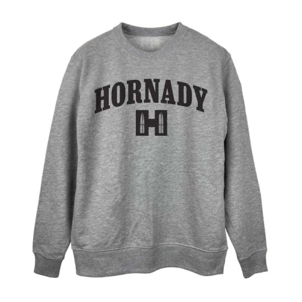 HORNADY GRAY SWEATSHIRT SIZE: M, #99604M