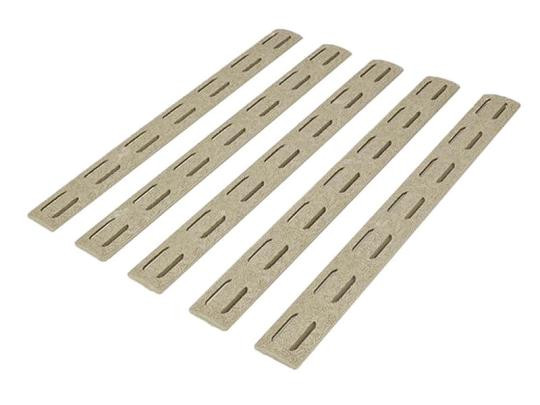 BRAVO COMPANY MCMR RAIL PANEL KIT M-LOK FLAT DARK EARTH, #BCMMCMRRPFDE5