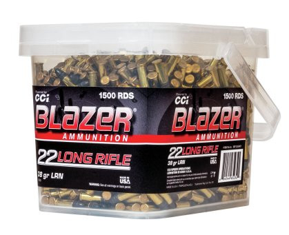 CCI BLAZER .22LR 38GR HP IM EIMER,VPE:1500STÜCK, #10025