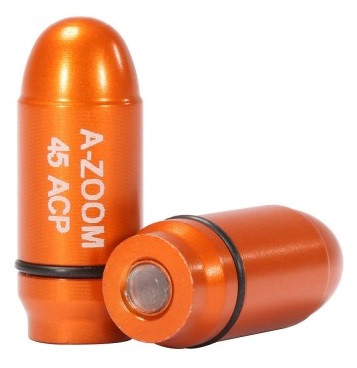 A-ZOOM STRIKER SNAP CAP ÜBUNGSPATRONE .45 ACP VPE: 2STÜCK, #17104
