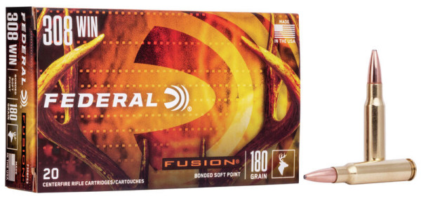 FEDERAL FUSION .308WIN 180GR, VPE: 20STÜCK #F308FS3