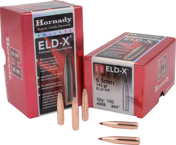 HORNADY ELD-X 6,5MM/.264 143GR, VPE: 100STÜCK, #2635