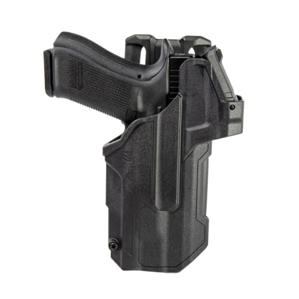 BLACKHAWK T-SERIES RDS HOLSTER L2D F.GLOCK 17/19/ 22/23/31/32/45/47 W/TLR1/2 LH, #44NB00BK-L