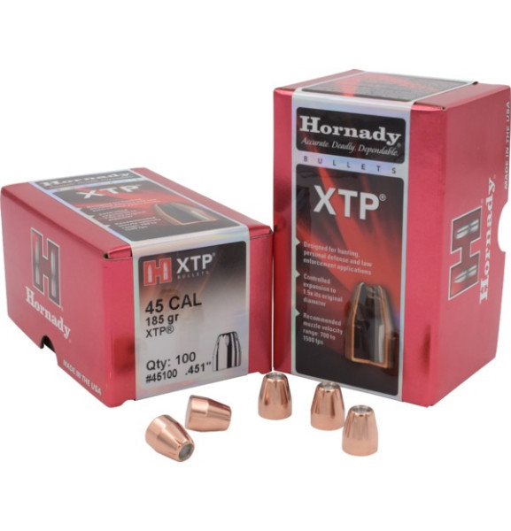 HORNADY XTP .45/.451 185GR HP, VPE: 100STÜCK #45100