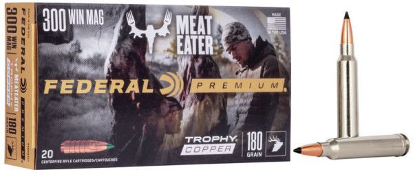 FEDERAL PREMIUM .300 WIN MAG 180GR TROPHY COPPER, VPE: 20STÜCK, #P300WTC1