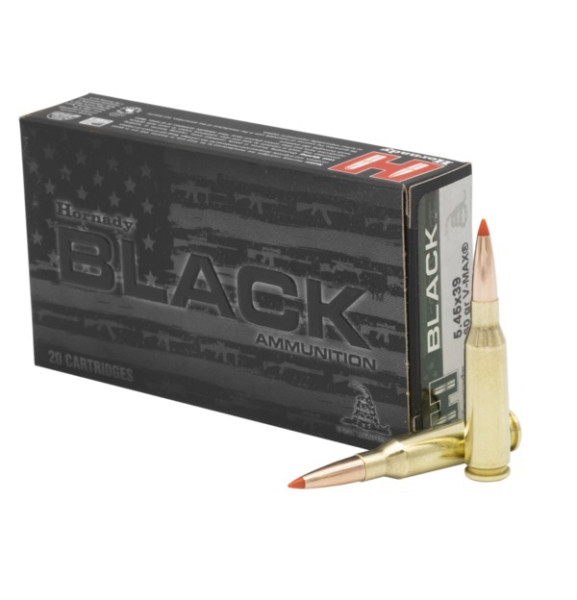 HORNADY BLACK 5,45X39 60GR V-MAX, VPE: 20STÜCK, #81247