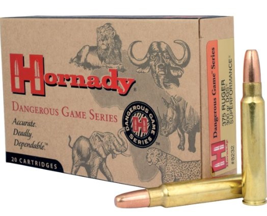 HORNADY MUNITION .375 RUGER 300GR FMJ DGS, VPE: 20STÜCK, #8232