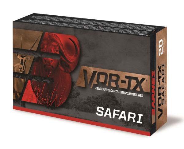 BARNES VOR-TX CENTERFIRE RIFLE SAFARI .375 H&H 300GR BND SLD RN,VPE:20STÜCK, #22015