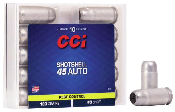 CCI PEST CONTROL .45ACP SCHROT, VPE: 10STÜCK, #3745