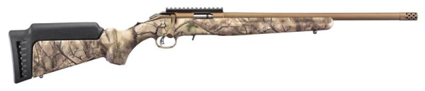 RUGER AMERICAN® RIMFIRE .22 LR 18"/46CM CAMO 1/2"-28, #108372