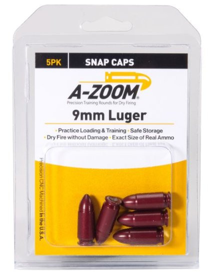 A-ZOOM PUFFERPATRONE 9MM LUGER, VPE:5STÜCK, #15116