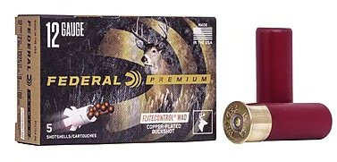 FEDERAL PREMIUM VITAL SHOK BUCKSHOT 12/70 VPE:5STÜCK, #PFC15400