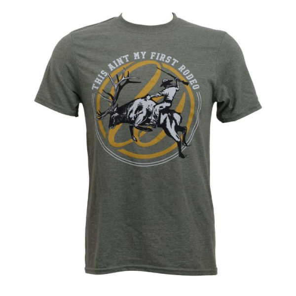 WEATHERBY T-SHIRT AINT MY FIRST RODEO GREEN GR:XXL, #AINTRODEO-XXL