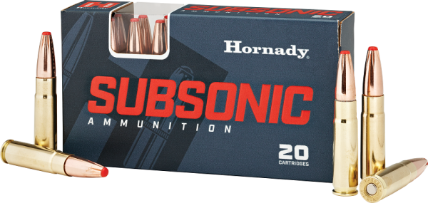 HORNADY SUBSONIC .300 BLACKOUT 190GR SUB-X, VPE: 20STÜCK #80877