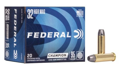 FEDERAL CHAMPION .32 H&R MAG 98GR SWC, VPE:20STÜCK #KW5, #C32HRA