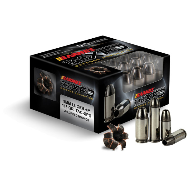 BARNES TAC-XPD DEFENSE .357 MAG 125GR TAC-XP, VPE:20STÜCK, #21550