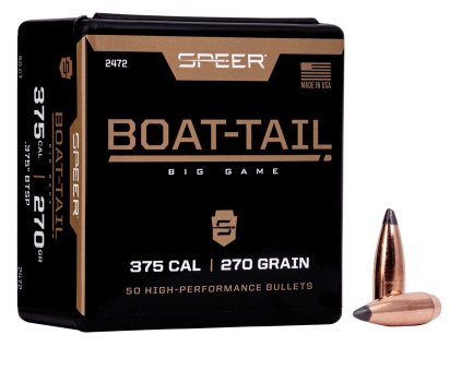 SPEER BOAT TAIL RIFLE .375/.375 270GR SPBT, VPE: 50STÜCK, #2472