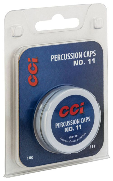 CCI PERCUSSIONSZÜNDER FOURWING MUSKET CAPS NR. 11, VPE: 100STÜCK, #311