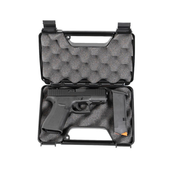 MTM PISTOL HANDGUN CASE SINGLE UP TO 3" REVOLVER BLACK, #803R