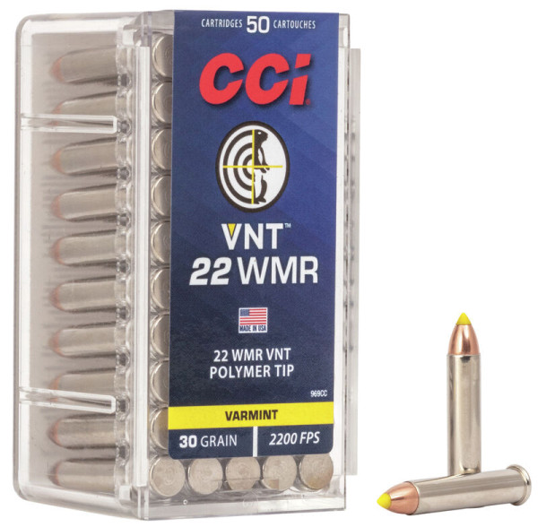 CCI VNT .22WMR 30GR VARMINT VPE: 50STÜCK, #00969CC
