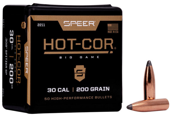 SPEER HOT-CORE .30/.308 200GR SP, VPE: 50STÜCK, #2211