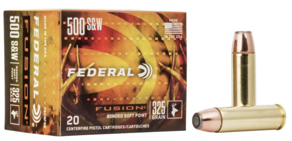 FEDERAL FUSION .500 S&W 325GR SP, VPE: 20STÜCK, #F500FS2