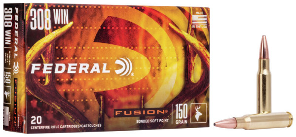 FEDERAL FUSION .308WIN 150GR, VPE: 20STÜCK #F308FS1