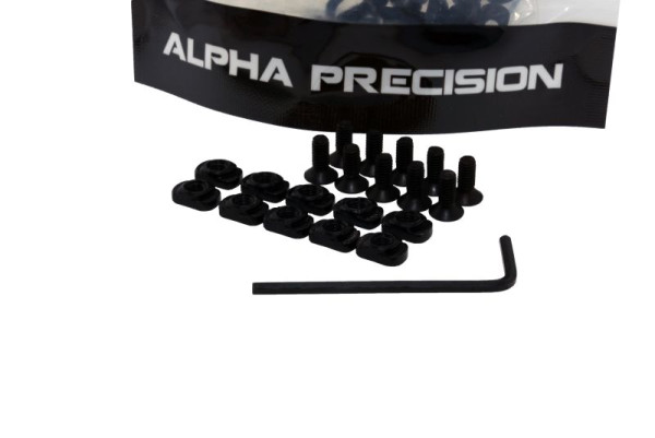 ALPHA PRECISION M-LOK SCHRAUBEN 10MM, VPE:10 STÜCK), #0048
