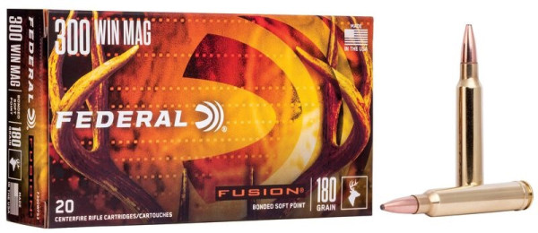 FEDERAL FUSION .300 WIN MAG 180GR, VPE:20STÜCK, #F300WFS3