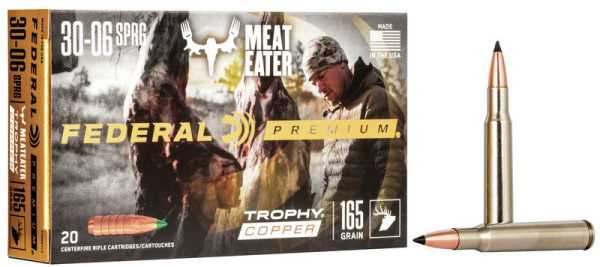 FEDERAL PREMIUM .30-06 SPRG 165GR TROPHY COPPER, VPE: 20STÜCK, #P3006TC2