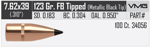 NOSLER VARMAGEDDON 7,62x39/.310 123GR VPE: 100STÜCK #34056