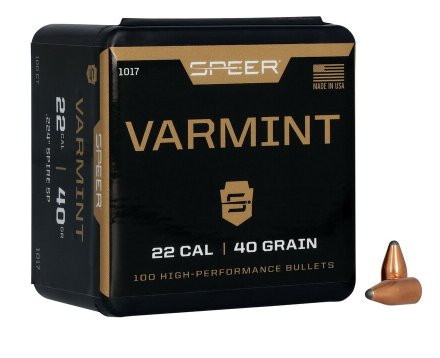 SPEER VARMINT .22/224 40GR SP , VPE: 100STÜCK, #1017
