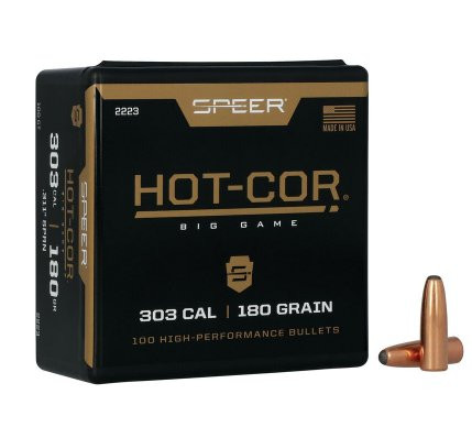 SPEER HOT-COR .303/.311 180GR RN, VPE:100STÜCK, #2223