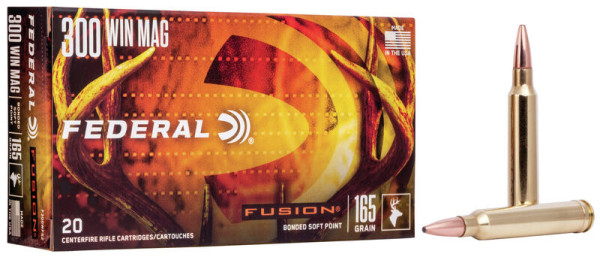 FEDERAL FUSION .300 WINMAG 165GR, VPE: 20STÜCK, #F300WFS2