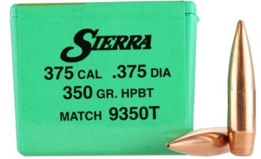 SIERRA MATCH KING .375 350GR HPBT, VPE:50STÜCK, #9350T