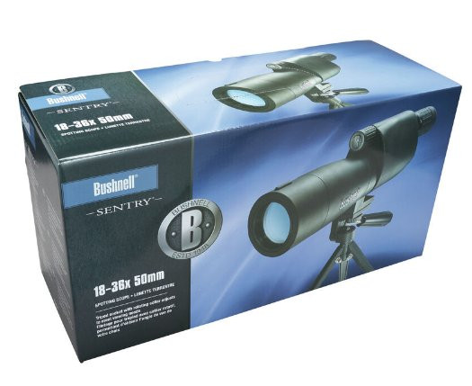 BUSHNELL SENTRY SPOTTING SCOPE 18-36X50MM BLACK, #783618