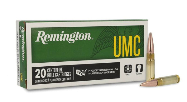 REMINGTON .300 AAC BLACKOUT 220GR UMC OTFB - SUBSONIC, VPE:20STÜCK, #21422